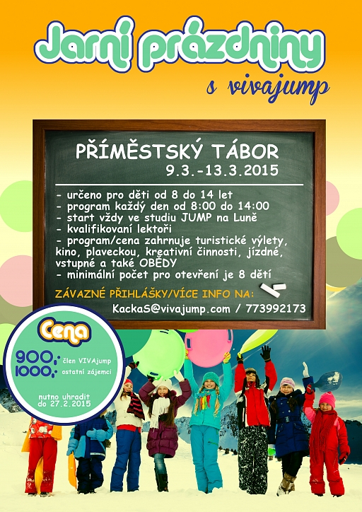 Jarní prázdniny s VIVAjump